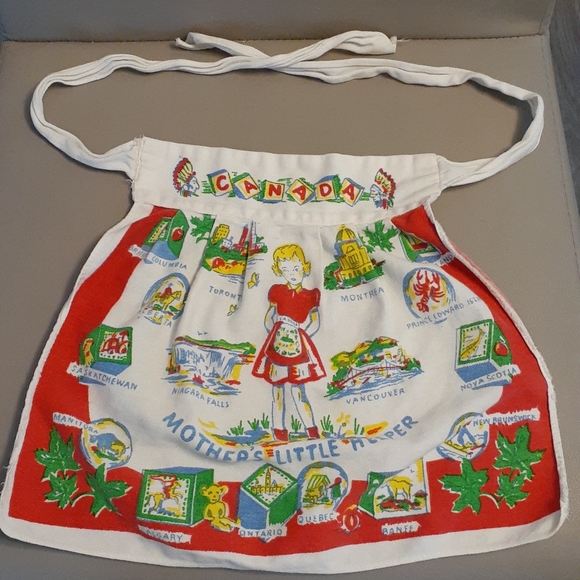 Vintage Children's Apron-Mother's Little Helper - Picture 1 of 4